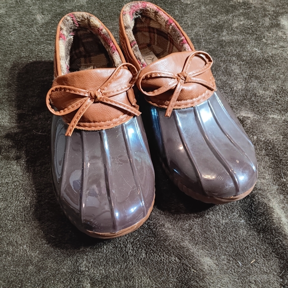 Brown and Purple Kids Shoes - Picture 8 of 9